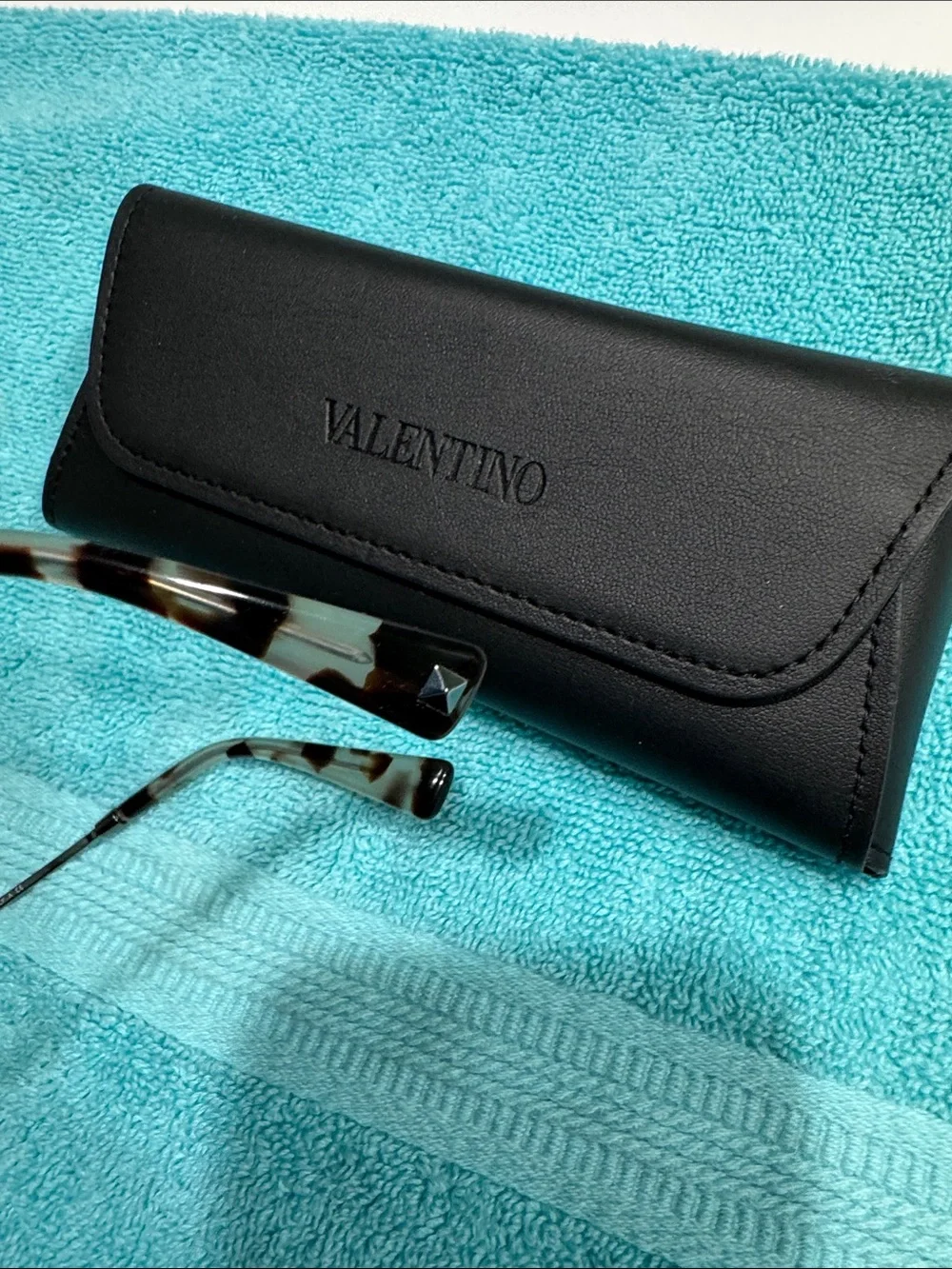 Valentino Black Sunglasses with Black Case